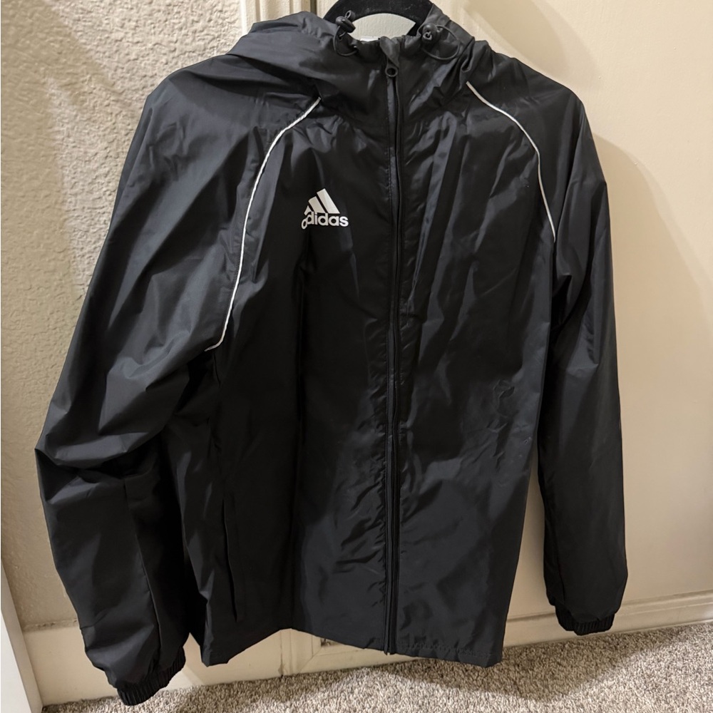 Adidas Black Hooded Jacket